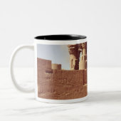 SobekおよびHaroerisの寺院 ツートーンマグカップ (左)