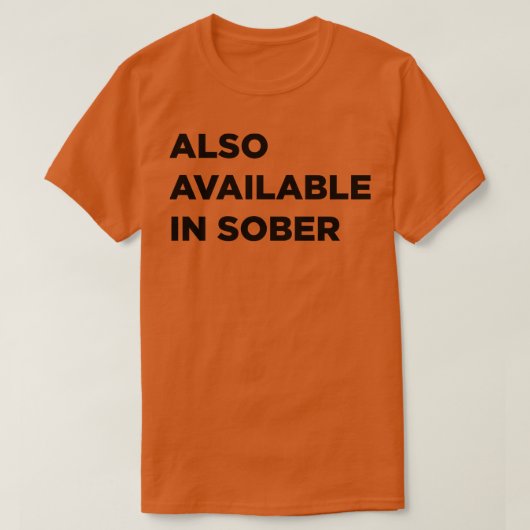 Soberでも利用可能 Tシャツ (デザイン正面)