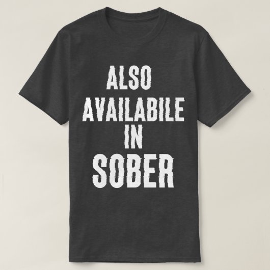 soberでも利用可能 tシャツ (デザイン正面)