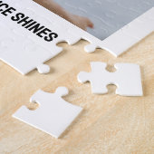 Soberサポートパパギフトカスタムトレンディー写真スクリプト ジグソーパズル (側面)