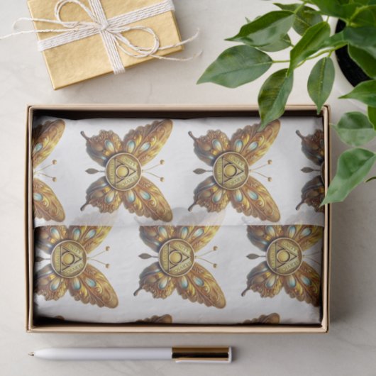 Soberシンボルバタフライユニティサービス回復 薄葉紙 (ギフト)