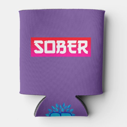 SOBERパープル 缶クーラー (正面)
