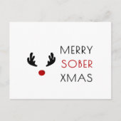 Soberミニマル Christmas、Sober Supportクリスマス シーズンポストカード (正面)