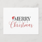 Soberミニマル Christmas、Sober Supportクリスマス シーズンポストカード (正面)
