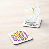 SOBERレトロ60のアーサイケデリックト コースター (右側)