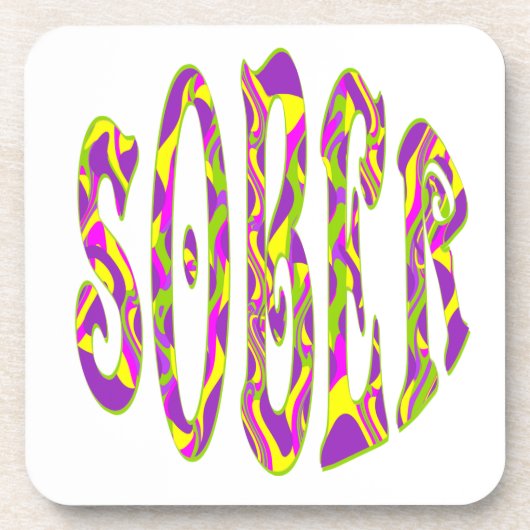 SOBERレトロ60のアーサイケデリックト コースター (正面)