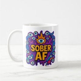Sober AF -  コーヒーマグカップ