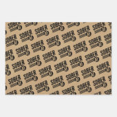 Sober AF -スタイルと姿勢でリカバリ ラッピングペーパーシート (正面3)