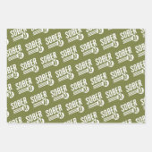 Sober AF -スタイルと姿勢でリカバリ ラッピングペーパーシート (正面)