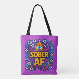 Sober AF -  トートバッグ