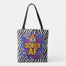 Sober AF -  トートバッグ