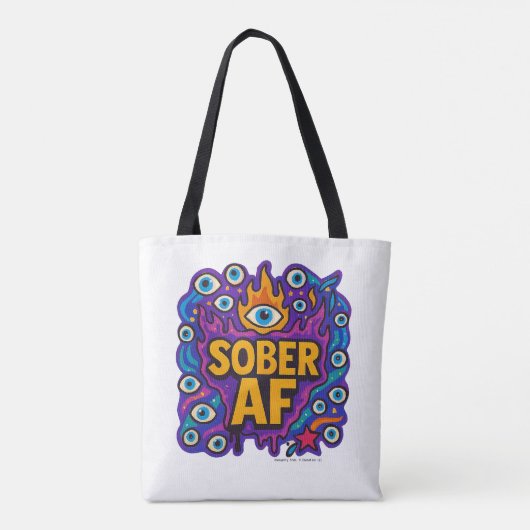 Sober AF - Tote トートバッグ (裏面)