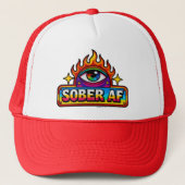 Sober AF - Trucker Hat キャップ (正面)
