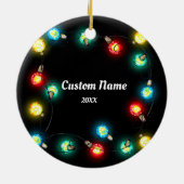 Sober Bright Ornament - Personalized Sobriety Gift セラミックオーナメント (裏面)