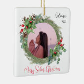 Sober Christmas Gift、カスタムPhoto セラミックオーナメント (右)