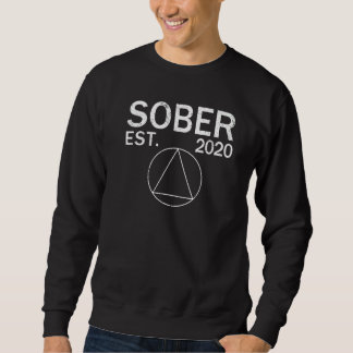 Sober Recovery Sober Life October Abstinence Sobri スウェットシャツ
