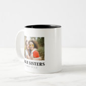 Sober Sistersのカスタム写真と名前 ツートーンマグカップ (正面左)