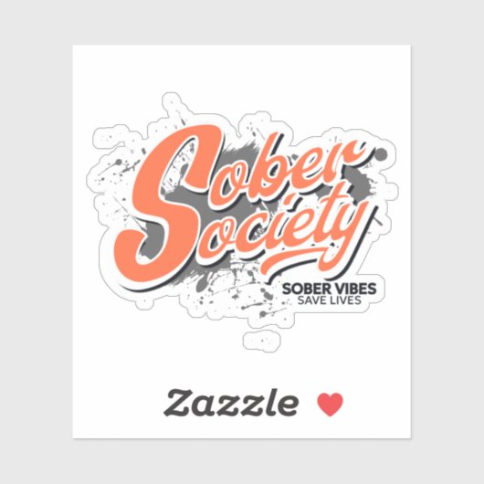 Sober Society Sticker シール (シート)