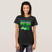 Sober Teetotaler No Drinking St Patricks Drinking Tシャツ (正面フル)