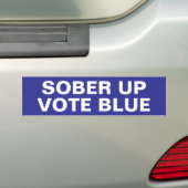 SOBER UP バンパーステッカー (車上)
