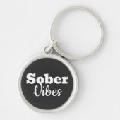 Sober Vibes – やる気を起こさせる清酒回復ギフト キーホルダー (正面)