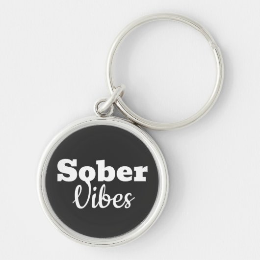 Sober Vibes – やる気を起こさせる清酒回復ギフト キーホルダー (正面)