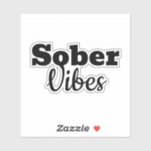 Sober Vibes - Sobriityやる気を起こさせる Recovery Gift シール (シート)