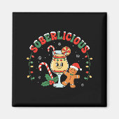 Soberlicious Sober Funny Sobriety Recovery Aa Na H マグネット (正面)