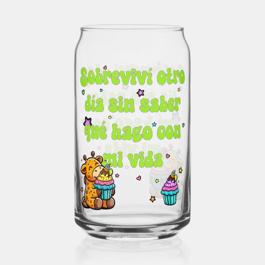 Sobreviví  Otro Día Sin Saber Qué Hago Con Mi Vida ガラス缶 (裏面)