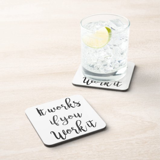 Sobriety 12ステップ回収引用文ギフトシーブル コースター (右側)