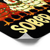 Sobriety Anniversary Recovery Funny Sober Chicks  ポスター (角)