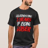 Sobriityギフト回復記念日5年Sober Tシャツ (正面)