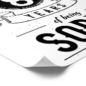 Sobriityギフト回復記念日8年Sober ポスター (角)