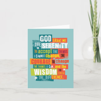 Sobriity回復カード – セレニティソブリティ祈りの言葉 シーズンカード