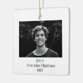 Sobriity Gift Keepsakeの写真ミニマル セラミックオーナメント (左)