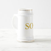 SOCステイン ビールジョッキ (正面左)