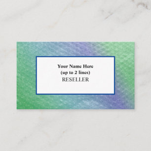 Soca Cools Bubble Wrap Background I Reseller 名刺