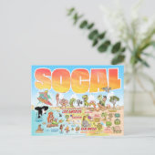 SoCalお土産はがき ポストカード (スタンド正面)