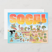 SoCalお土産はがき ポストカード (正面/裏面)
