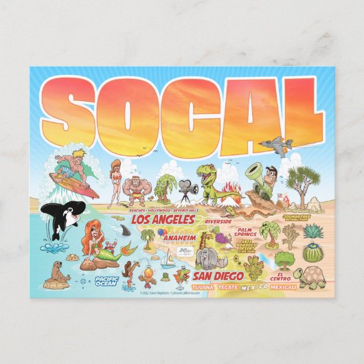 SoCalお土産はがき ポストカード (正面)