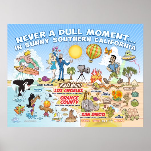 SoCalでは決して退屈な瞬間ではない ポスター (正面)