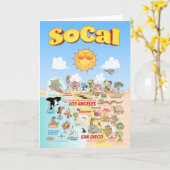 SoCalグリーティングカード カード (黄色い花)