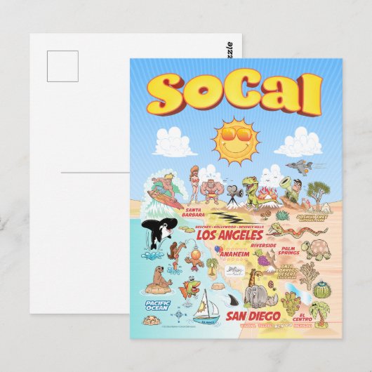 SoCalシーン ポストカード (正面/裏面)