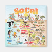 SoCalシーン マグネット (正面)