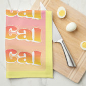 SoCalパターン キッチンタオル (四つ折り)