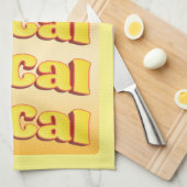 SoCalパターン キッチンタオル (四つ折り)