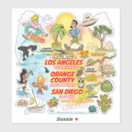 SoCalパラダイスカスタムカットビニールステッカー シール