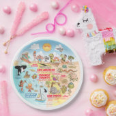 SoCalビーチプレート ペーパープレート (パーティー)