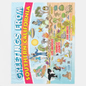 SoCalフリースブランケット フリースブランケット (正面)