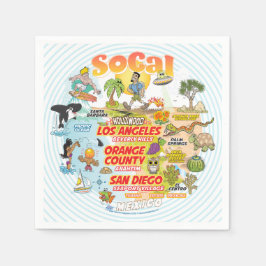 SoCalポート スタンダードカクテルナプキン